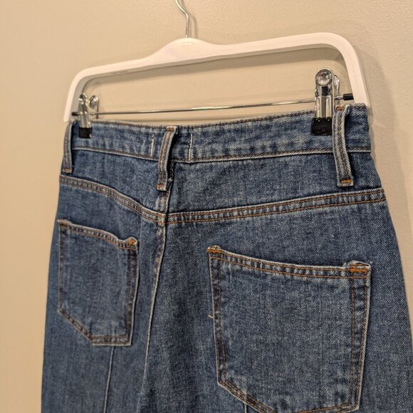 ARCHIVE Denim Jeans Straight Cut Front Seam Retro Vintage Style - Size M - Picture 4 of 5